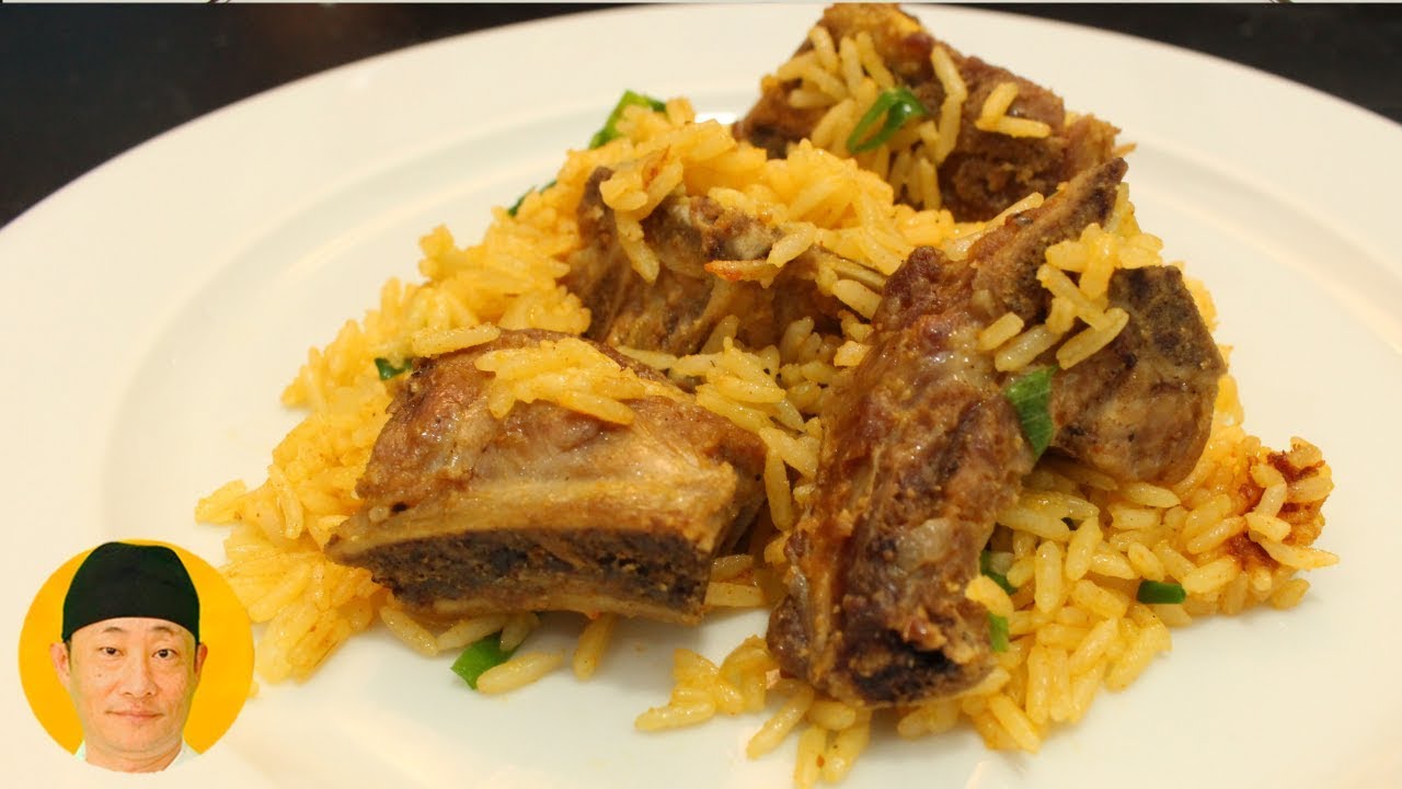 Arroz com suã de porco