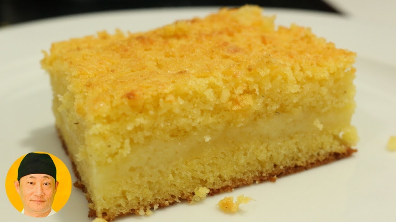 Bolo de fubá cremoso super fácil