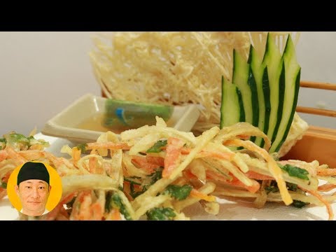 Receita de tempurá de bardana e molho para tempurá