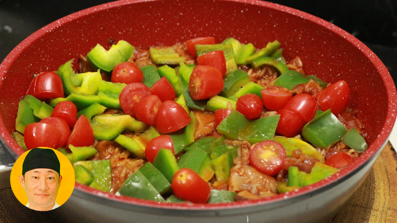 Arroz com frango receita espanhola