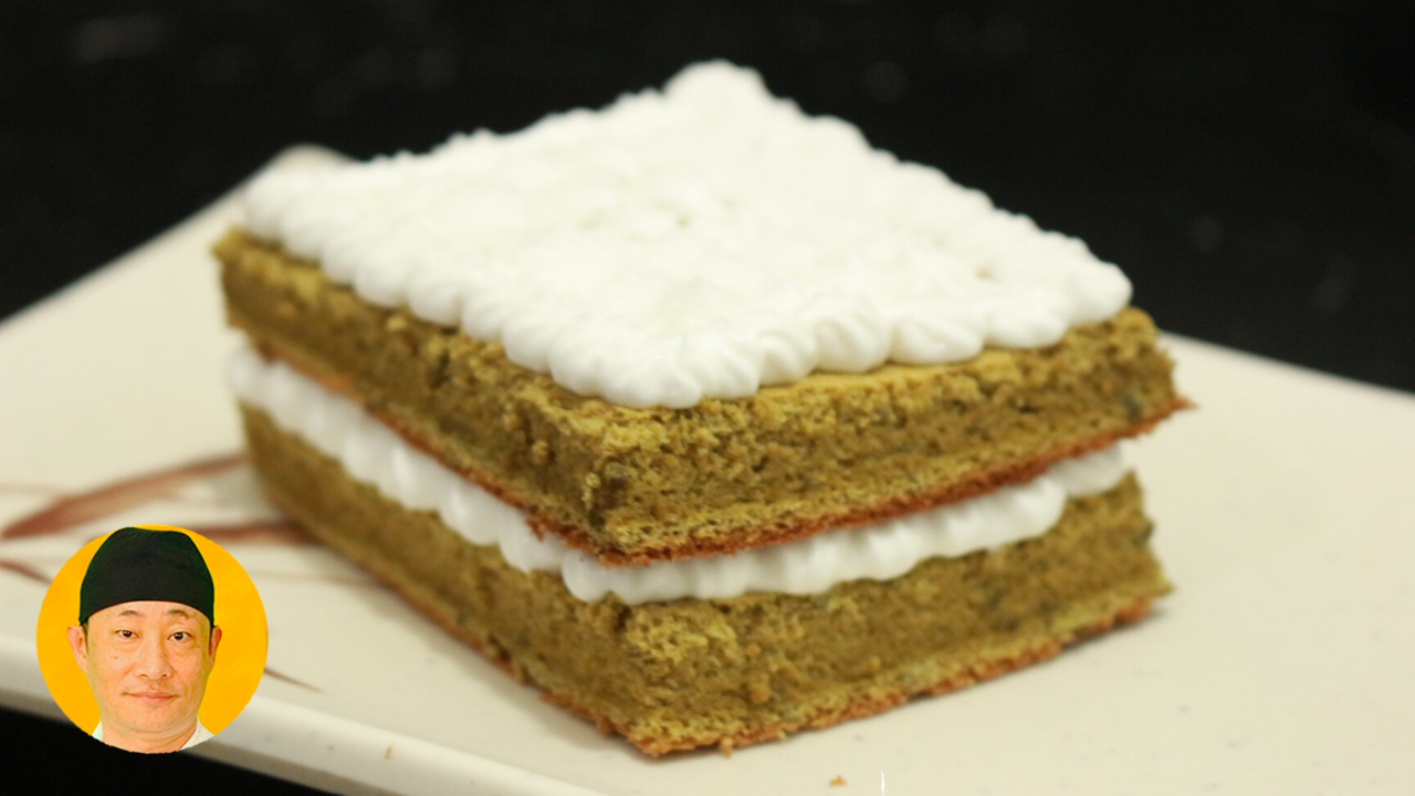Bolo de chá verde